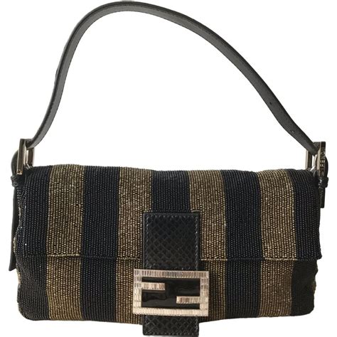 sac fendi baguette paillette|fendi baguette bag.